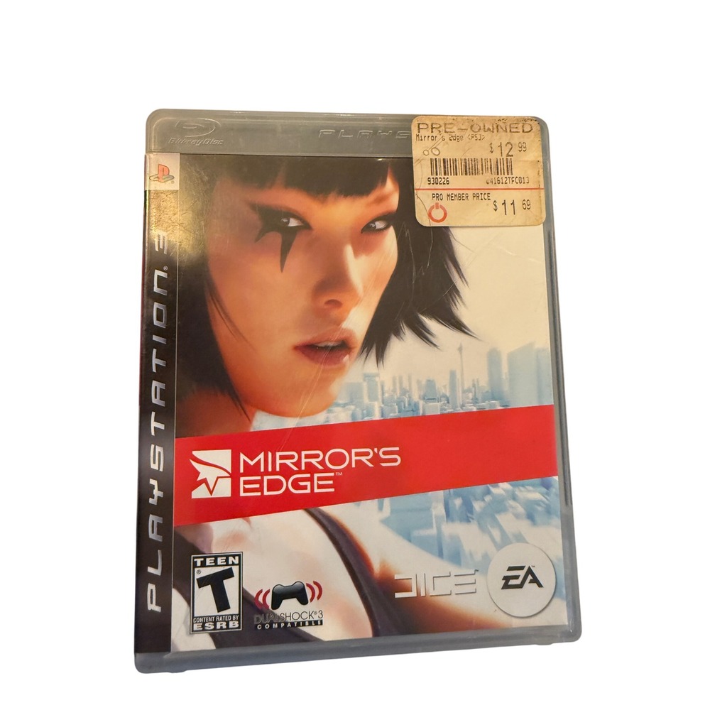 Mirrors‎ Edge Video Game for PlayStation 3 PS3 Blu Ray Disc